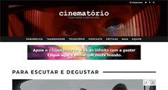 Desktop Screenshot of cinematorio.com.br