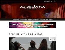 Tablet Screenshot of cinematorio.com.br